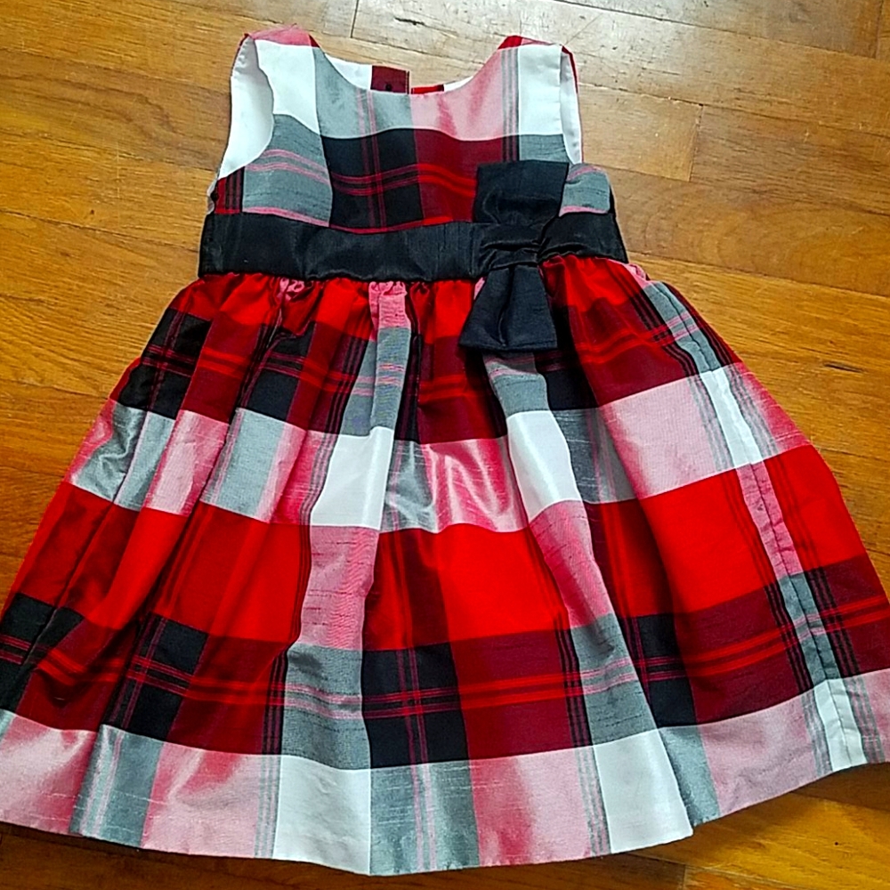 Girls plaid Gymboree holiday dress
